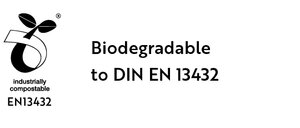 Label biodegradable to DIN EN 13432