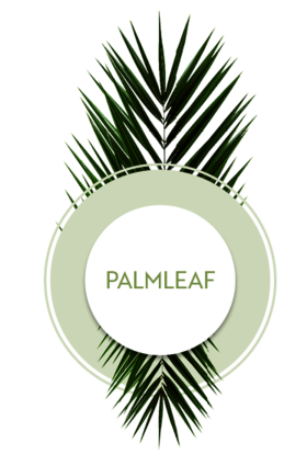Icon with plants palmleaf